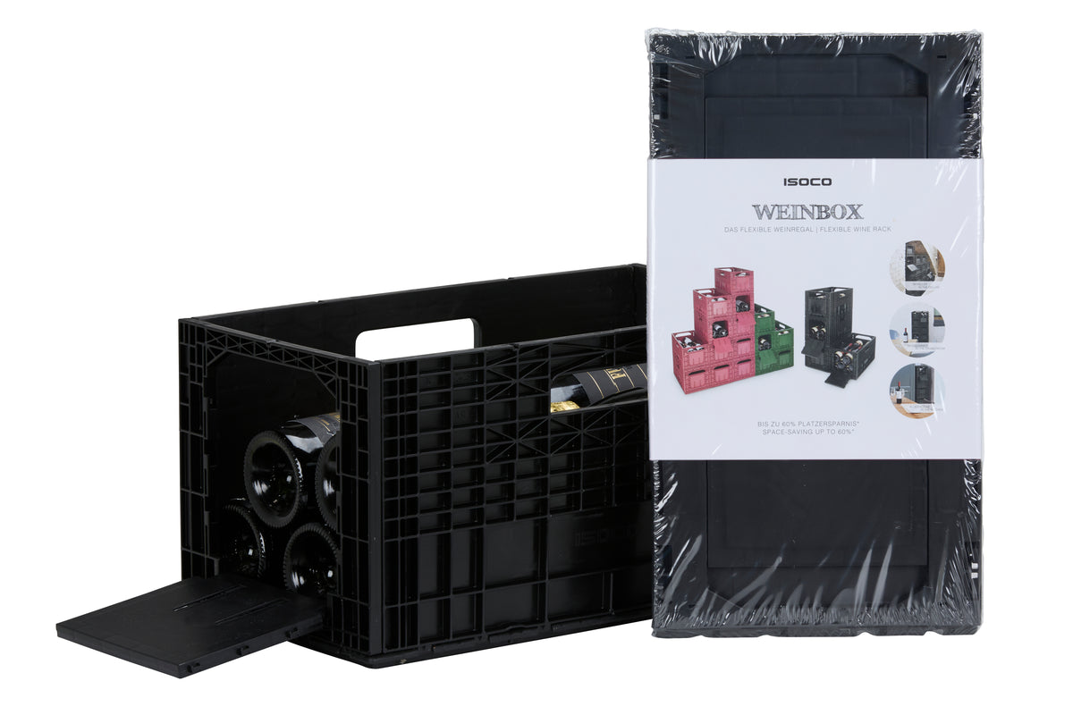 12er Set: Die Weinbox - Das flexible Weinregal - einzeln verpackt ...